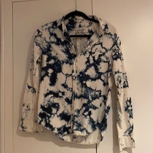 Frank & Eileen Blue and White Longsleeve shirt